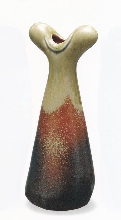 画像1: 古信楽変形花入　１０号　B012-02