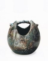 青窯肌手桶花入 ５号　B016-06