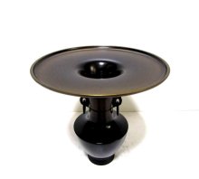 他の写真1: 特-７８４　銅器　専好立華瓶角 耳付　（再生品）（一点限り）
