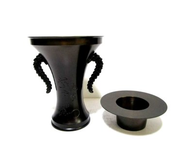 画像9: 特-７８３　銅器　紫雲 鍋長色　（再生品）（一点限り）