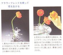 他の写真2: ガラス花器用花留め　フラワーフレンド（大）黒　（在庫限り）