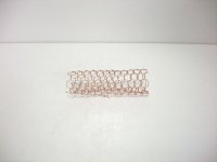 金アミ花止め　中