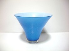 他の写真1: ガラス花器　G-５３　ブルー