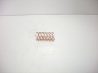 金アミ花止め　小