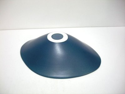 画像3: 藍色１２号小判皿鉢　T-２３－１
