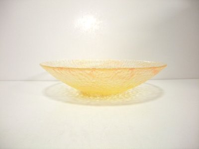 画像1: ガラス花器　黄河水盤　G-２８