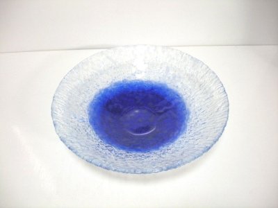 画像2: ガラス花器　いずみ水盤　G-４８