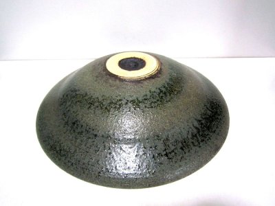 画像3: 手造り　緑釉１３号大皿　T-２４－３１