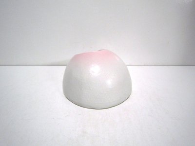 画像1: 特-１６５　半球形花器ピンク