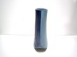 画像3: 特-１９３　手作り楕円ひねり花器ブルー (3)