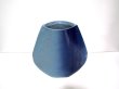 画像5: 特-１９３　手作り楕円ひねり花器ブルー (5)