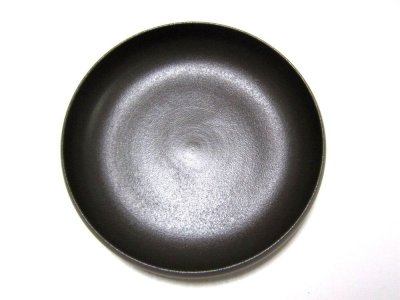 画像2: 特-２１２　鉄色丸碗型万年青鉢１１号　