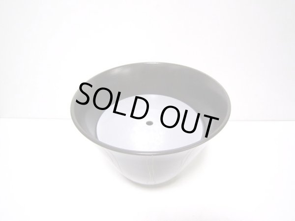 画像5: ダークブラウン８号広口花器　T-２５－７ (5)