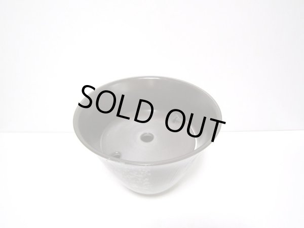 画像5: ダークブラウン８号広口花器　T-２５－８ (5)