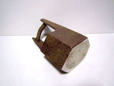画像3: 焼締六角手桶花器　T-２５－１４