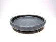 画像1: 灰色１１号鉄鉢型丸水盤　T-２５－２４ (1)