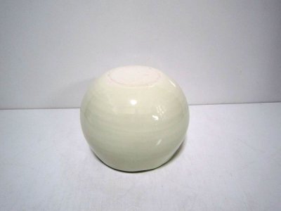 画像3: 特-２２２　クリーム釉ボール型花器