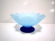 画像1: ガラス花器　ブルーコンポート　ＣＧ-２６ (1)