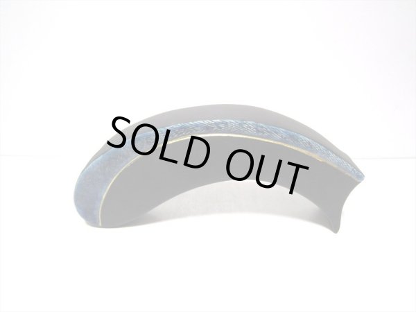 画像5: 一品作　黒変形花器（縦横兼用）　T-２６-４１ (5)