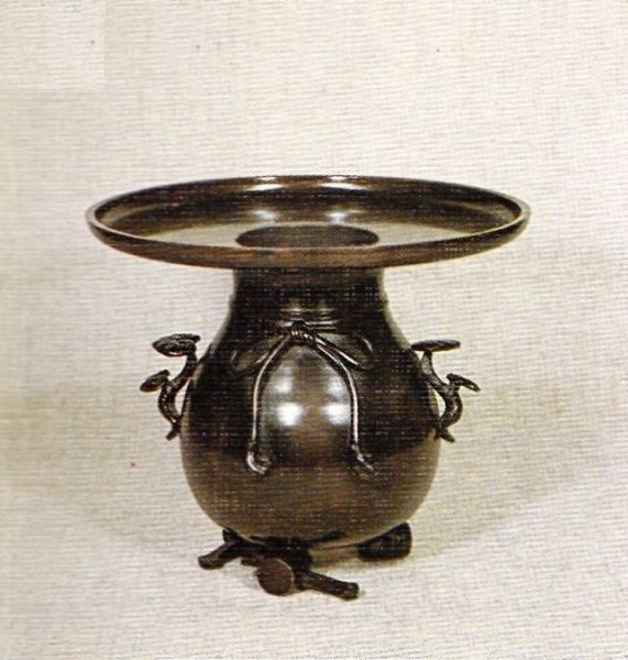 画像1: 銅器　薄端 尺０ 茶巾型　 (1)