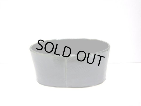 画像2: 特-４１５　手造りグリーン角型合わせ花器 (2)