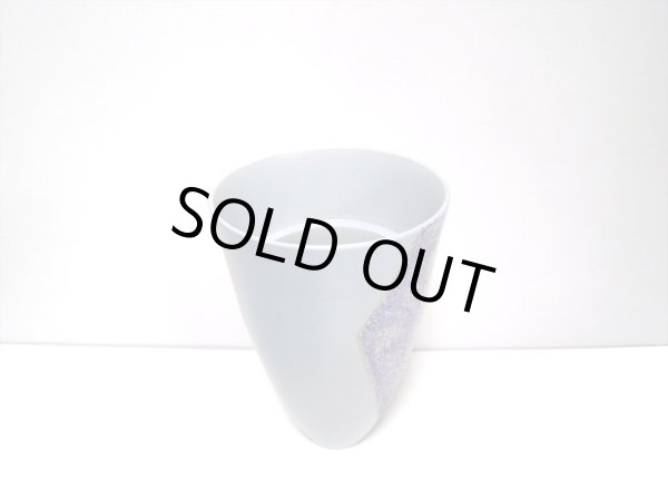 画像6: 特-４０７　ライトブルー５号丸生花・立花花器 (6)