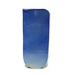 画像2: 特-５５１　手作り青ガラス釉１２号変型角型花器 (2)