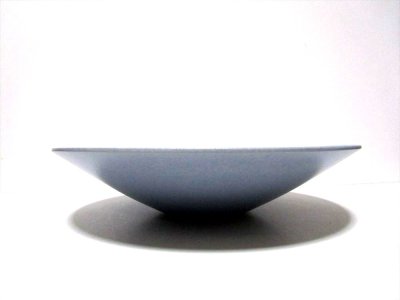 画像2: ブルーグレイ１２号丸皿鉢　T-３１－５４