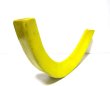 画像6: 手造り 黄色弓型２口花器 T-０２-１０ （一点限り） (6)
