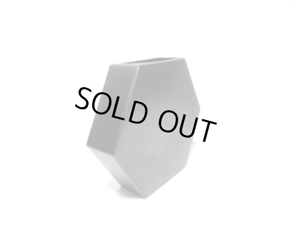 画像7: 特-４４２　六角型花器ダークブラウン (7)