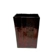 画像3: 赤茶色１１号長角型花器 テッシーレ　T-０６－２４ (3)