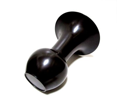 画像3: 特-７７６　銅器　古典丸蕪立華瓶 古銅色　（再生品）（一点限り）