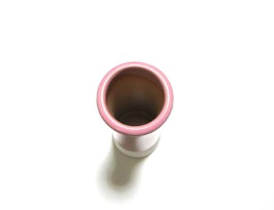 画像2: カラー花瓶１０号竪杵型 ピンク　T-０７－０６