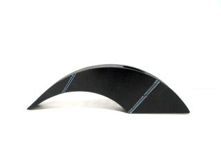 ガラス製変形花器　黒花器セット 変型花器（自由花向き）