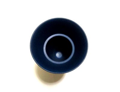 画像2: 紺色６号丸長カブラ型金模様入　T-０７－４７