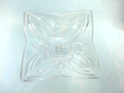 画像3: ガラス花器　スクエアーコンポート　ＣG-０９
