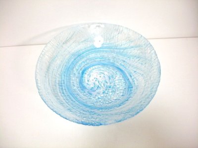 画像2: ガラス花器　清流水盤　G-４９