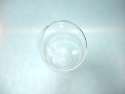 画像2: ガラス花器　ボウルベース（大）　ＣG-０３