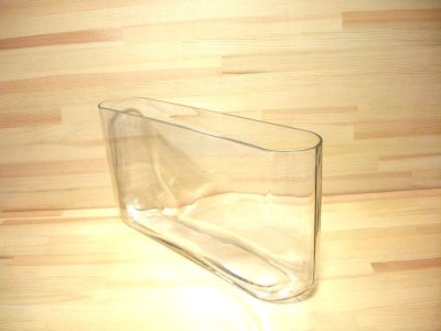 画像1: ガラス花器　ワイド４０　ＣG-２１