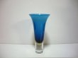 画像2: ガラス花器　ブルー一品作水仙　G-５０ (2)