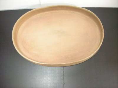画像2: 一品作　焼〆２２号小判型大水盤　T-１９－１３３