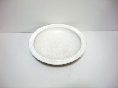 画像2: 手造り　白釉１０号石皿　T-２２－１１０