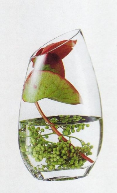画像1: ガラス花器　クリアフラワーベース　ＣG-１５